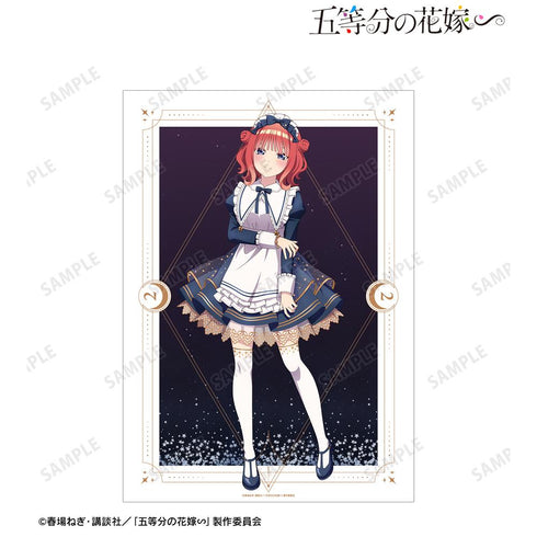 『五等分の花嫁∽』描き下ろし 中野二乃 星空メイドver. A3マット加工ポスター【202501再販】