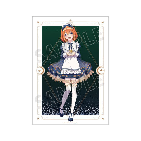 『五等分の花嫁∽』描き下ろし 中野四葉 星空メイドver. A3マット加工ポスター【202501再販】