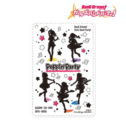 『BanG Dream! ガールズバンドパーティ!』Poppin'Party Ani-Sketch 1ポケットパスケース【202511再販】