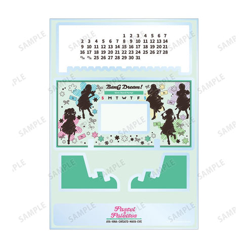 『バンドリ! ガールズバンドパーティ!』Pastel*Palettes Ani-Sketch 卓上アクリル万年カレンダー【202511再販】