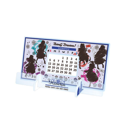 『バンドリ! ガールズバンドパーティ!』Roselia Ani-Sketch 卓上アクリル万年カレンダー【202511再販】