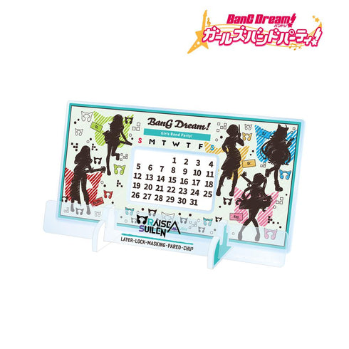『バンドリ! ガールズバンドパーティ!』RAISE A SUILEN Ani-Sketch 卓上アクリル万年カレンダー【202511再販】