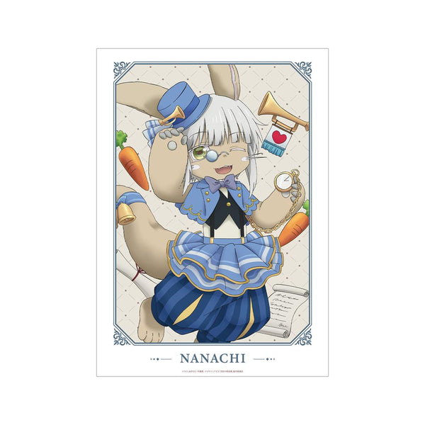 『メイドインアビス 烈日の黄金郷』描き下ろし ナナチ 不思議の国のアリスver. A3マット加工ポスター【202512再販】