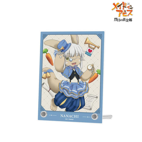 『メイドインアビス 烈日の黄金郷』描き下ろし ナナチ 不思議の国のアリスver. A6アクリルパネル【202512再販】