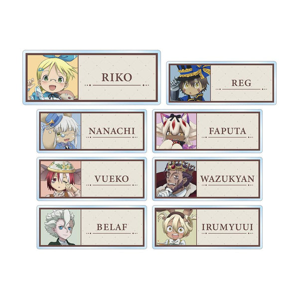 『メイドインアビス 烈日の黄金郷』描き下ろし 不思議の国のアリスver. トレーディングアクリルネームプレート(単位/BOX)【202512再販】