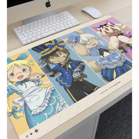『メイドインアビス 烈日の黄金郷』描き下ろし 集合 不思議の国のアリスver. マルチデスクマット ver.A【202408再販】