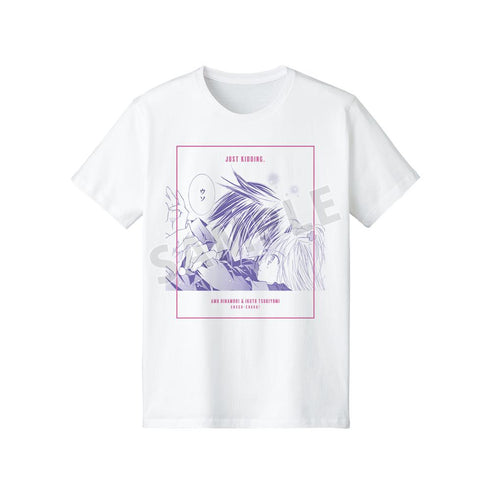 『しゅごキャラ!』日奈森あむ&月詠イクト 原作コマTシャツ ホワイトメンズ【202507再販】