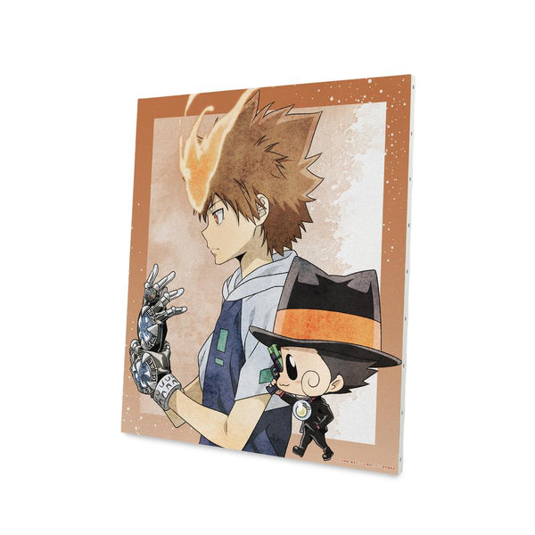 『家庭教師ヒットマンREBORN!』描き下ろし 沢田 綱吉&リボーン 歩みver. BIGキャンバスボード【202512再販】