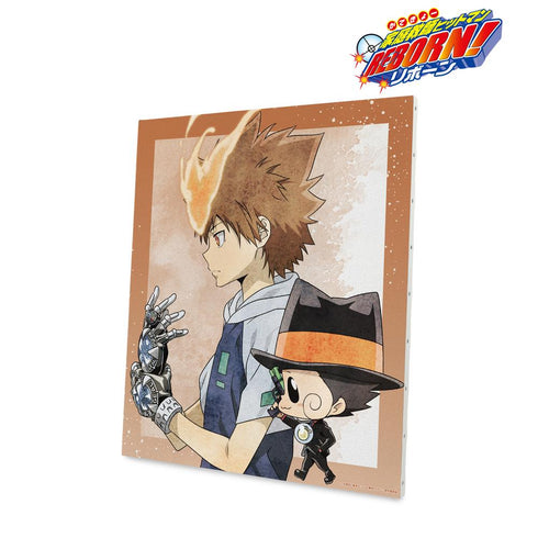 『家庭教師ヒットマンREBORN!』描き下ろし 沢田 綱吉&リボーン 歩みver. BIGキャンバスボード【202512再販】