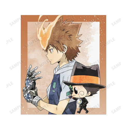 『家庭教師ヒットマンREBORN!』描き下ろし 沢田 綱吉&リボーン 歩みver. BIGキャンバスボード【202512再販】