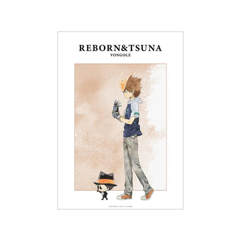 『家庭教師ヒットマンREBORN!』描き下ろし リボーン&沢田 綱吉 歩みver. A3マット加工ポスター【202512再販】