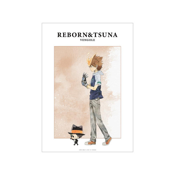 『家庭教師ヒットマンREBORN!』描き下ろし リボーン&沢田 綱吉 歩みver. A3マット加工ポスター【202512再販】