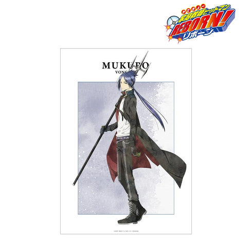 『家庭教師ヒットマンREBORN!』描き下ろし 六道 骸(10年後) 歩みver. A3マット加工ポスター【202512再販】