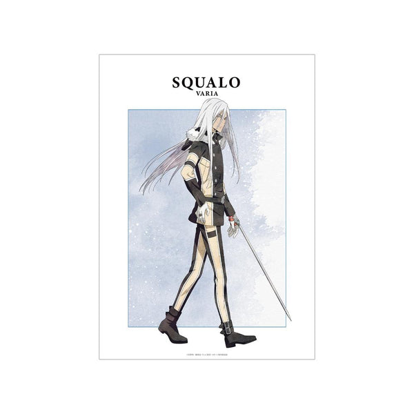 『家庭教師ヒットマンREBORN!』描き下ろし スペルビ・スクアーロ(10年後) 歩みver. A3マット加工ポスター【202512再販】