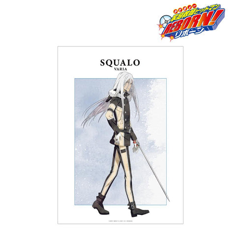 『家庭教師ヒットマンREBORN!』描き下ろし スペルビ・スクアーロ(10年後) 歩みver. A3マット加工ポスター【202512再販】