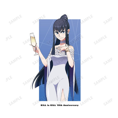 『キルラキル』描き下ろし 鬼龍院 皐月 10周年 ドレスアップver. Tシャツメンズ