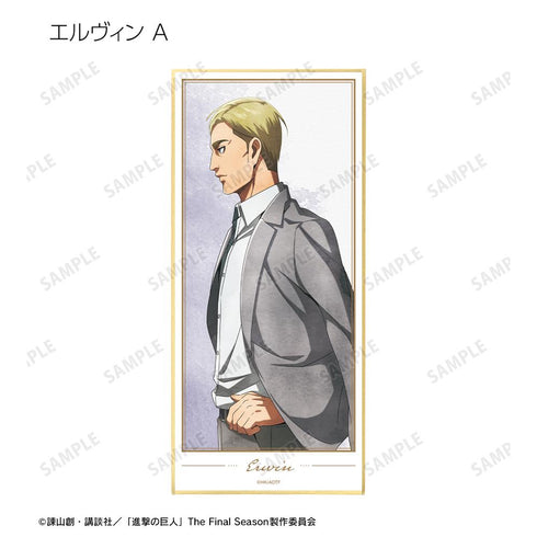 『進撃の巨人』描き下ろし 歩み・水彩風ver. トレーディングスタンド付き色紙(単位/BOX)【202510再販】