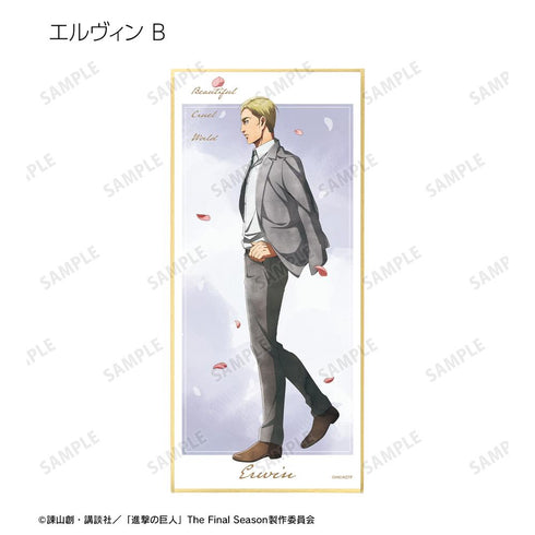『進撃の巨人』描き下ろし 歩み・水彩風ver. トレーディングスタンド付き色紙(単位/BOX)【202504再販】