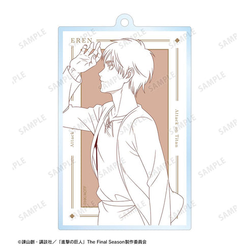 『進撃の巨人』描き下ろし エレン 歩み・水彩風ver. 両面BIGアクリルキーホルダー【202510再販】