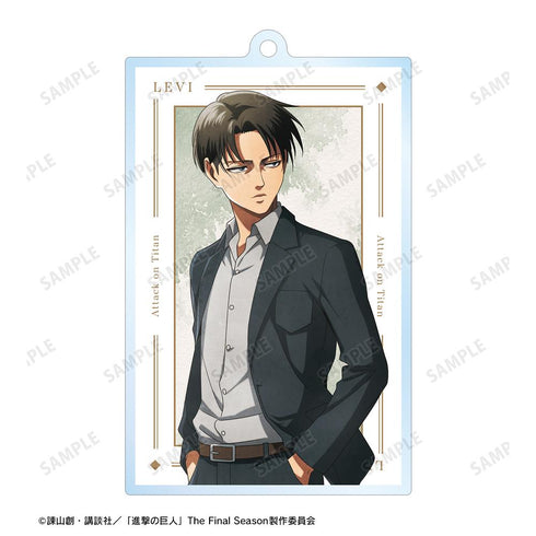 『進撃の巨人』描き下ろし リヴァイ 歩み・水彩風ver. 両面BIGアクリルキーホルダー【202510再販】