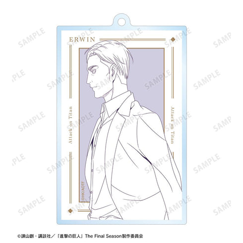 『進撃の巨人』描き下ろし エルヴィン 歩み・水彩風ver. 両面BIGアクリルキーホルダー【202510再販】