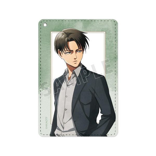 『進撃の巨人』描き下ろし リヴァイ 歩み・水彩風ver. 1ポケットパスケース【202607再販】