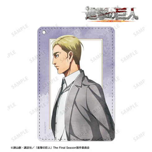 『進撃の巨人』描き下ろし エルヴィン 歩み・水彩風ver. 1ポケットパスケース【202607再販】
