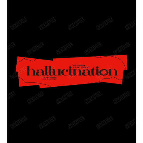 『MILGRAM -米爾格拉姆-』MILGRAM LIVE EVENT「hallucination」 官方男女通用T恤【202605再版】