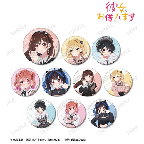 『彼女、お借りします』描き下ろし ガーリーファッションver. トレーディング缶バッジ(単位/BOX)【202508再販】