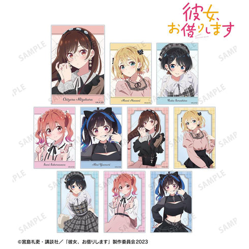 『彼女、お借りします』描き下ろし ガーリーファッションver. トレーディングアクリルカード(単位/BOX)【202508再販】