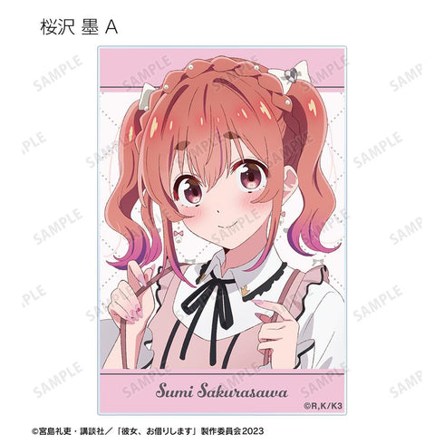 『彼女、お借りします』描き下ろし ガーリーファッションver. トレーディングアクリルカード(単位/BOX)【202508再販】