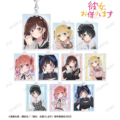『彼女、お借りします』描き下ろし ガーリーファッションver. トレーディングアクリルキーホルダー(単位/BOX)【202508再販】