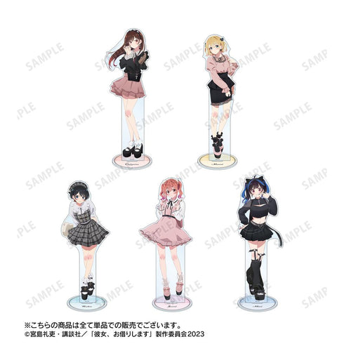 『彼女、お借りします』描き下ろし 八重森みに ガーリーファッションver. 特大アクリルスタンド【202508再販】