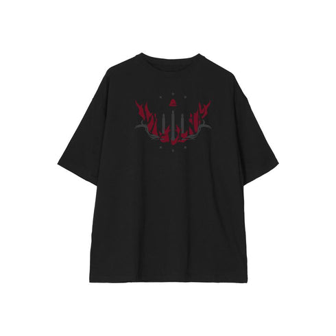 『アークナイツ』描き起こし ショッピングver. ヴィヴィアナ 着用BIGシルエットTシャツユニセックス【202503再販】