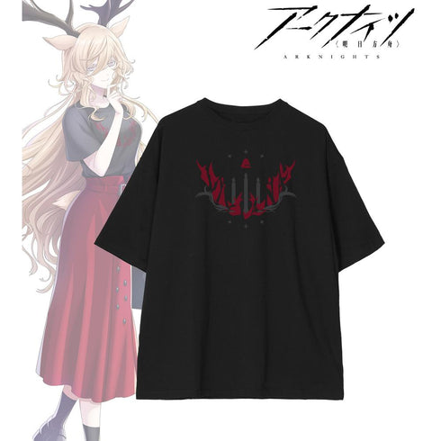 『アークナイツ』描き起こし ショッピングver. ヴィヴィアナ 着用BIGシルエットTシャツユニセックス【202503再販】