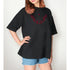 『アークナイツ』描き起こし ショッピングver. ヴィヴィアナ 着用BIGシルエットTシャツユニセックス【202503再販】