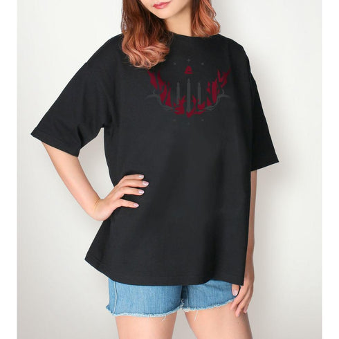 『アークナイツ』描き起こし ショッピングver. ヴィヴィアナ 着用BIGシルエットTシャツユニセックス【202607再販】