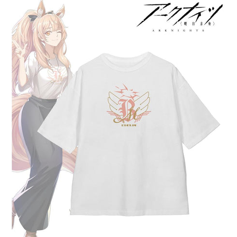 『アークナイツ』描き起こし ショッピングver. ブレミシャイン 着用BIGシルエットTシャツユニセックス【202503再販】
