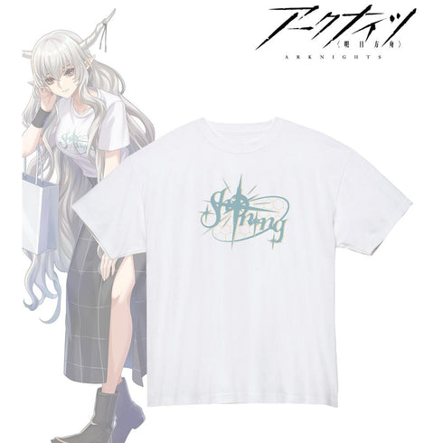 『アークナイツ』描き起こし ショッピングver. シャイニング 着用Tシャツメンズ【202503再販】