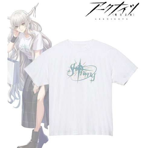 『アークナイツ』描き起こし ショッピングver. シャイニング 着用Tシャツレディース【202607再販】