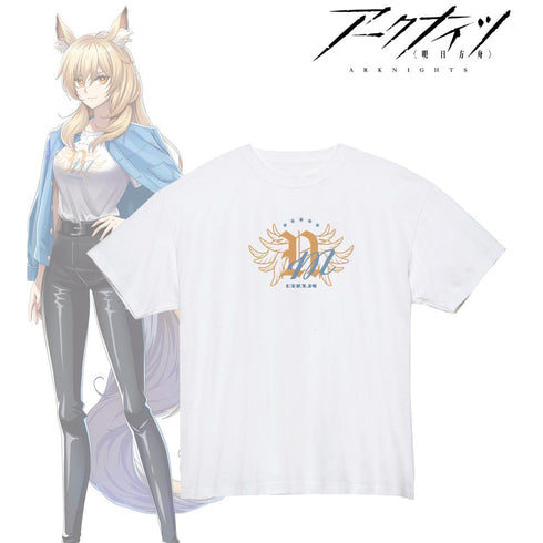 『アークナイツ』描き起こし ショッピングver. ニアール 着用Tシャツメンズ【202503再販】