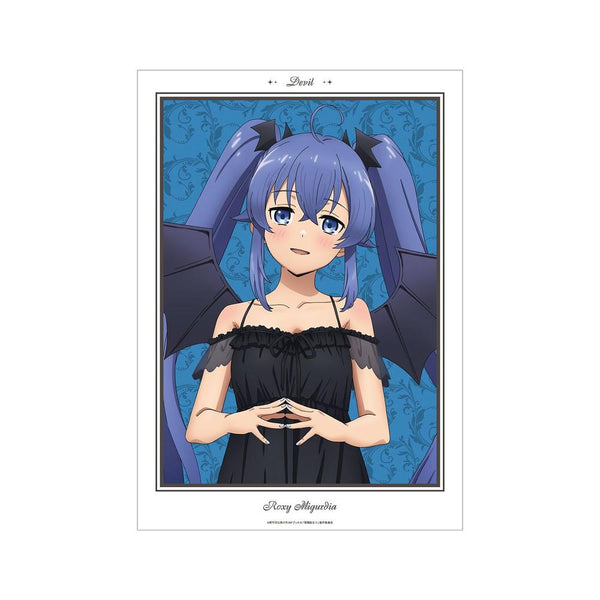 『無職転生II ~異世界行ったら本気だす~』描き下ろし ロキシー・ミグルディア 悪魔ver. A3マット加工ポスター【202608再販】