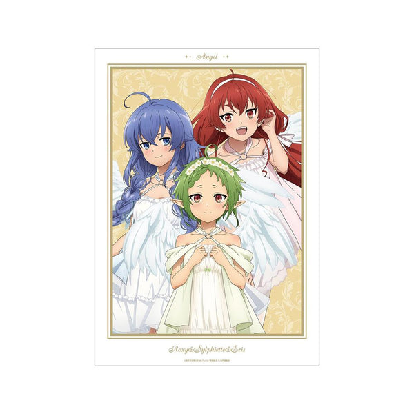 『無職転生II ~異世界行ったら本気だす~』描き下ろし 集合 天使ver. A3マット加工ポスター【202603再販】