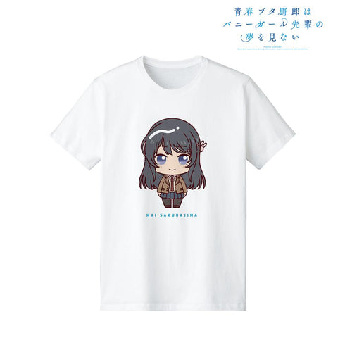 『青春ブタ野郎はバニーガール先輩の夢を見ない』桜島麻衣 ちょこんと! Tシャツメンズ【202509再販】
