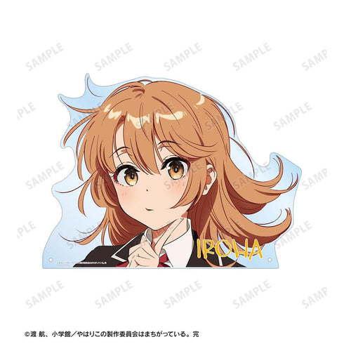 《我的青春戀愛喜劇果然有問題。完》全新繪製 一色伊呂波 制服版 Art by ケロリラ 特大鏤空壓克力板【202605再版】