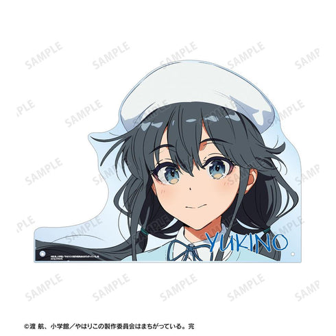 《我的青春戀愛喜劇果然有問題。完》全新繪製 雪之下雪乃 私服版 Art by けろりら 特大鏤空壓克力板【202605再版】