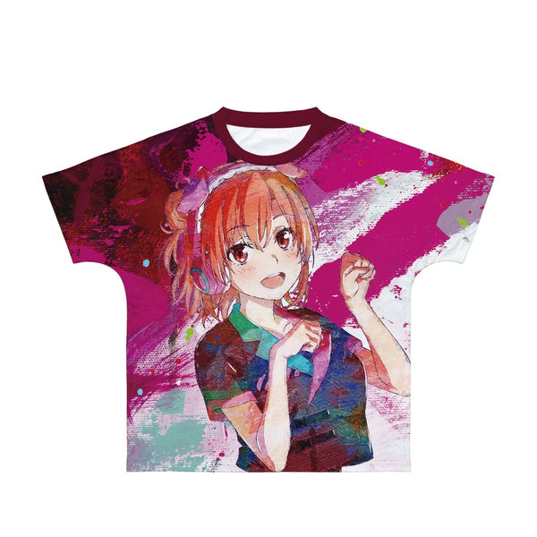 『やはり俺の青春ラブコメはまちがっている。完』描き下ろし 由比ヶ浜結衣 ゲーミングファッションver. grunge CANVAS フルグラフィックTシャツユニセックス【202609再販】
