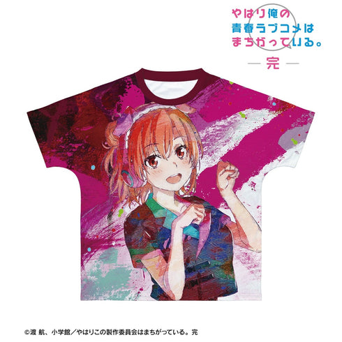 『やはり俺の青春ラブコメはまちがっている。完』描き下ろし 由比ヶ浜結衣 ゲーミングファッションver. grunge CANVAS フルグラフィックTシャツユニセックス【202609再販】