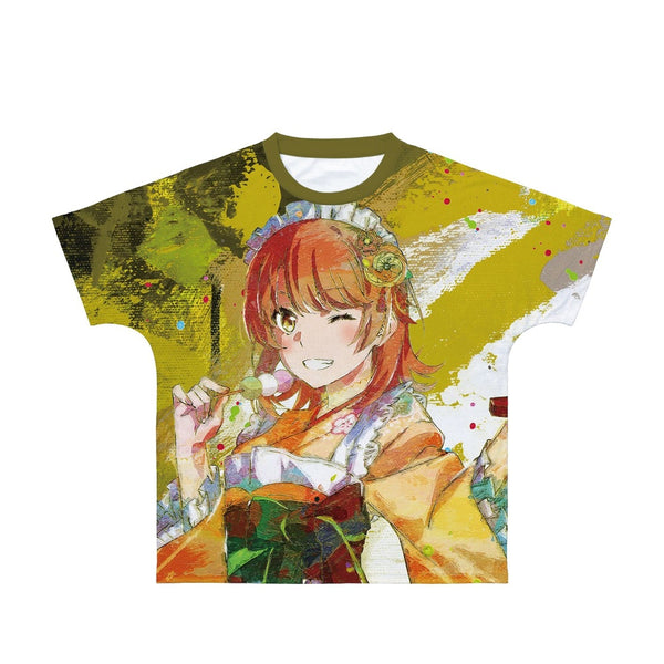 『やはり俺の青春ラブコメはまちがっている。完』描き下ろし 一色いろは 和風メイド服ver. grunge CANVAS フルグラフィックTシャツユニセックス【202609再販】