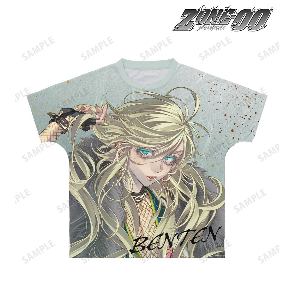 『ZONE-00』九条キヨ先生 描き下ろし 弁天 和装ver. フルグラフィックTシャツユニセックス